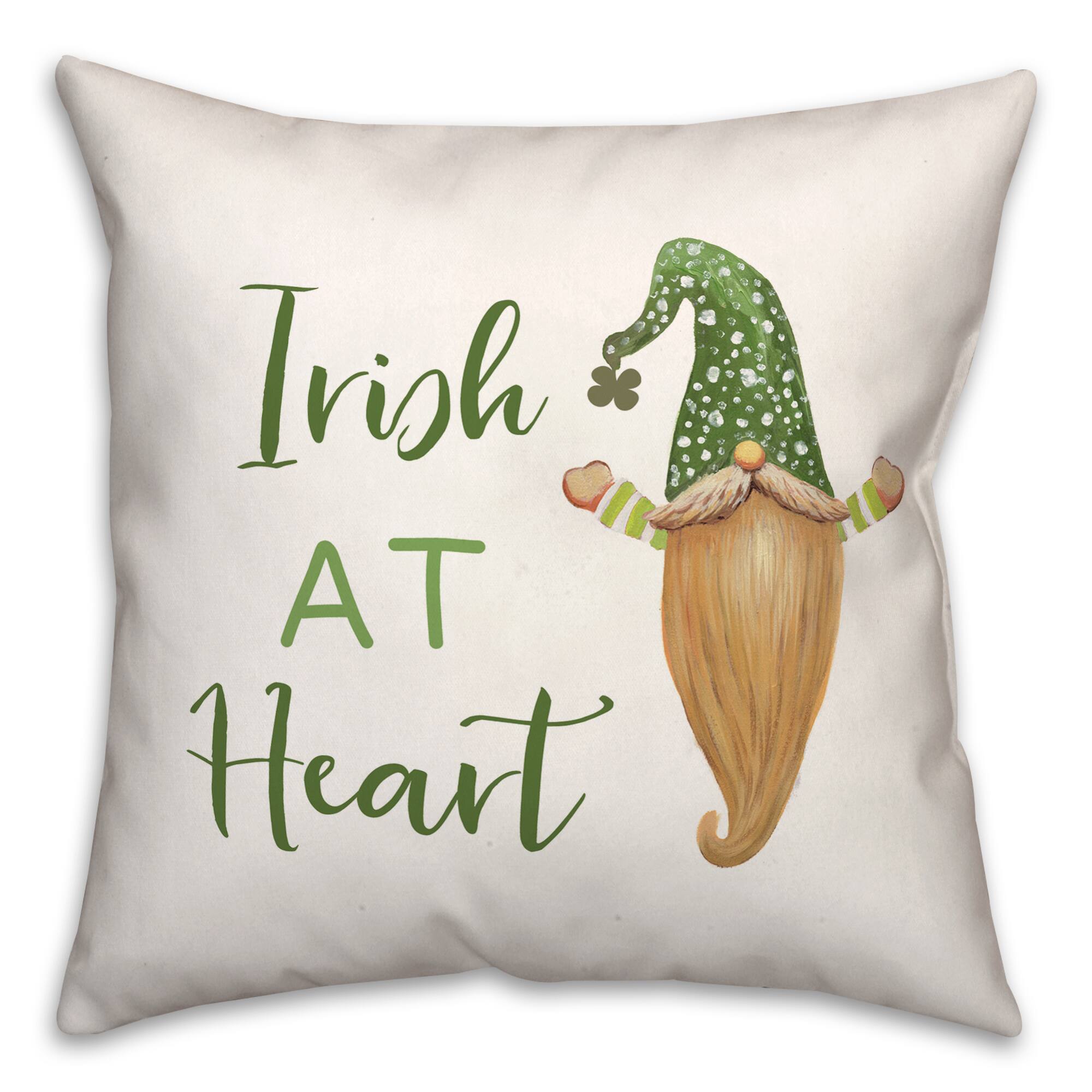 Irish At Heart 18" x 18" Throw Pillow
